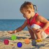 Weicher Stoff Strandball Leicht Aufblasbares Wasserspielzeug Langlebig und Sicher für Poolspiele im Freien und Strandaktivitäten Geeignet für Alle Altersgruppen