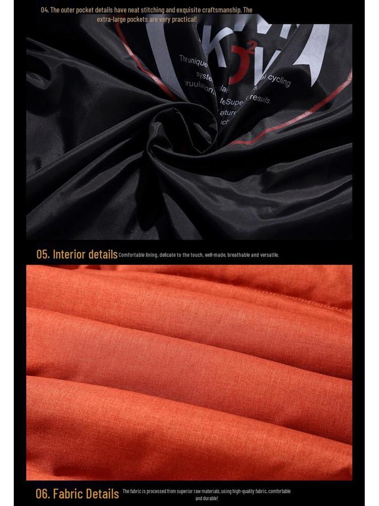 Herren Winter Outdoor Kurze Daunenjacke