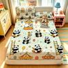 3pcs Cartoon Panda Printed Chipless Bed Sheet Set In Multiple Sizes, Soft Bed Cover, Bedroom Bedding Decoration, Gift Bedding