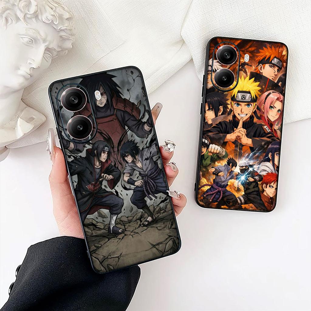Wallpaper Narutos Sasuke Uchiha Phone Cover for Xiaomi Poco C85 C65 C75 X7 X6 M6 M8 F7 F8 Ultra F6 Pro 4G 5G Protective Case
