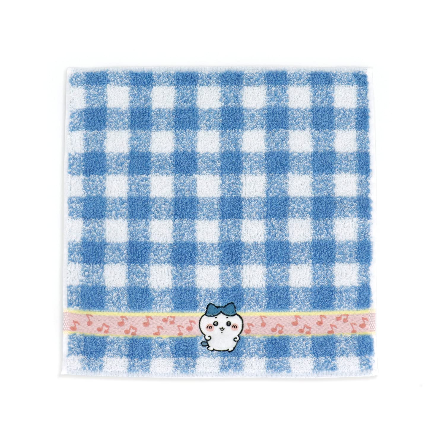 

Chiikawa Musical Note Towel Handkerchief Blue Pile Cute 41-1050070 Approx. 25 x 25 cm