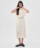 Laneonkyulleoseu Fluid Banding H-Line Skirt_Ivory