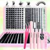 Natural Look 3D Faux Mink Lash 8-16mm Length DIY Lash Extension Kit  Makeup Enhancement
