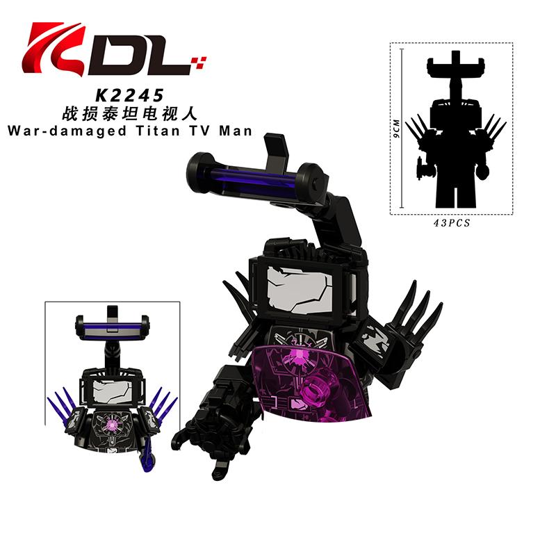 Duchess Toilet Man New Gman5.0 Blocks Female Special Forces Bricks For Toys Gifts Action Figures Building Blocks For Children