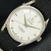 VINTAGE TITONI AIRMASTER TITOFLEX HAND-WINDING SWISS MENS WHITE WATCH A705116-1