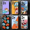A-Amazing World G-Gumball Soft Phone Case for iPhone 16 16E 17 Air 15 Pro Max 14 Plus 13 Mini 11 12 7 Black Cover Back Shell