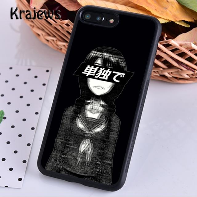Sad Japanese Anime Aesthetic For iPhone 17 Air 16 Phone Case Cover 15 14 plus 12 13 pro max coque Shell Fundas