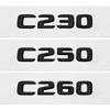 ABS Plastic C230 C250 C260 Trunk Rear Logo Badge Emblem Sticker For Mercedes Benz C Class W201 W202 W203 W204 W205 DF5