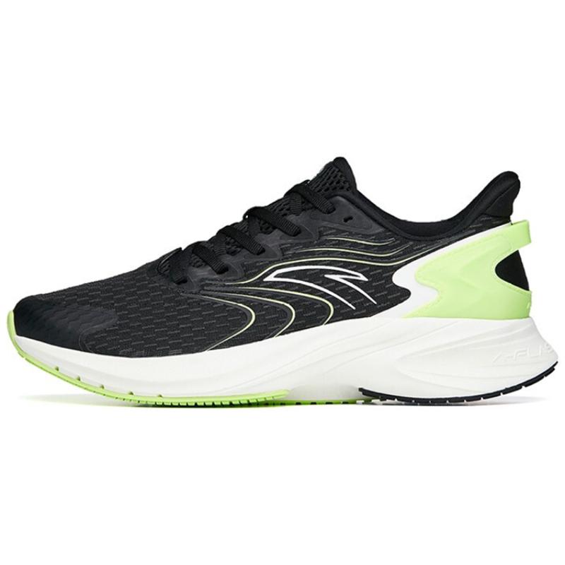 Anta Antelope Run 2 Wear resistant And Lightweight Low Top Running Shoes Men s Black Gray Green Sneakers 112225585-7 44