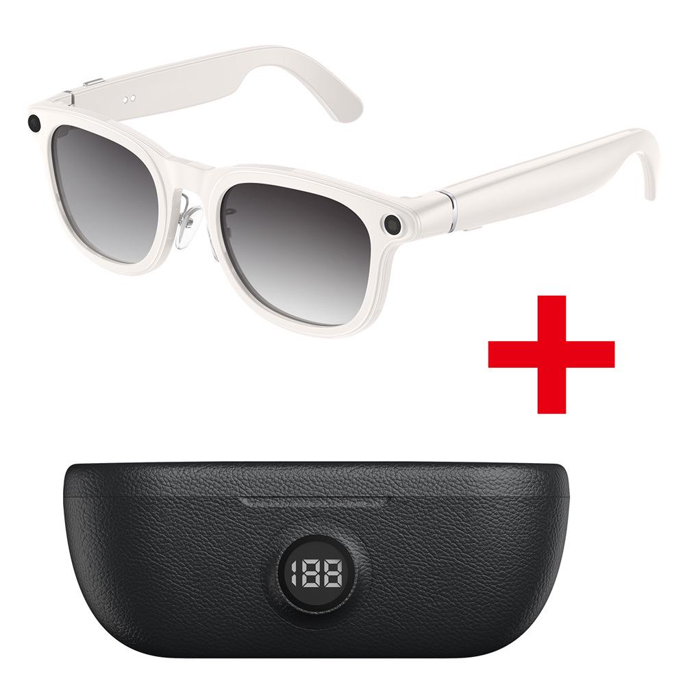 X01 Smart Glasses: 8MP Camera, 6-Axis Gyro, Image Stabilization, 1200P Video, AI Translation, Charging Case