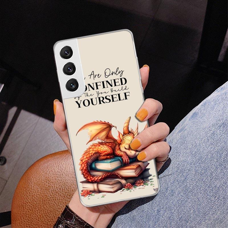 F-Fourth W-Wing Dragon Phnoe Case for Samsung Galaxy S26 S25 Edge S23 S24 Ultra S22 Plus S21 S20 FE Unique Cover Soft Coque Gala