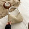 Leisure Weave Straw Bag Summer Beach Handbag Trendy Straw Shoulder Bag  Women