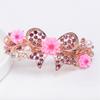 Korean Rhinestone Spring Hair Clip - Versatile Medium/Large Size for Women