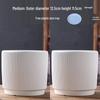 Elegant White Ceramic Flower Pot with Tray - Ideal for Ivy, Spider Plants, and Succulents