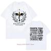 Retro Line Graphic Print Tshirts For Unisex Summer Casual Fashion Gothic Loose Streetwear Tops Oneck Short Sleeve Tshirts