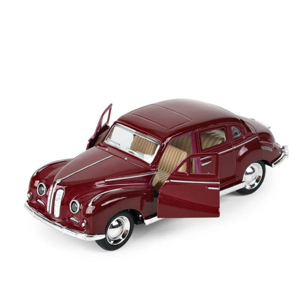 1:32 Lega Modello Auto d'Epoca Giocattolo per Bambini Ornamenti per Auto Giocattolo a Retrazione Modello di Auto Giocattolo per Ragazzo Die-Cast Giocattolo Educativo