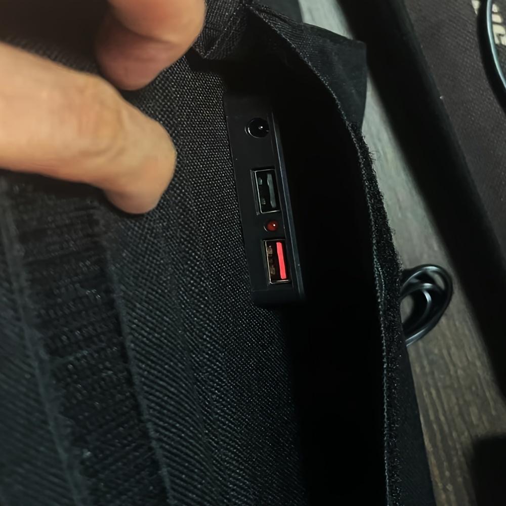 Cargador de panel solar plegable portátil, kit de panel solar de alta eficiencia de 18V, QC3.0 DC3.0, adecuado para camping