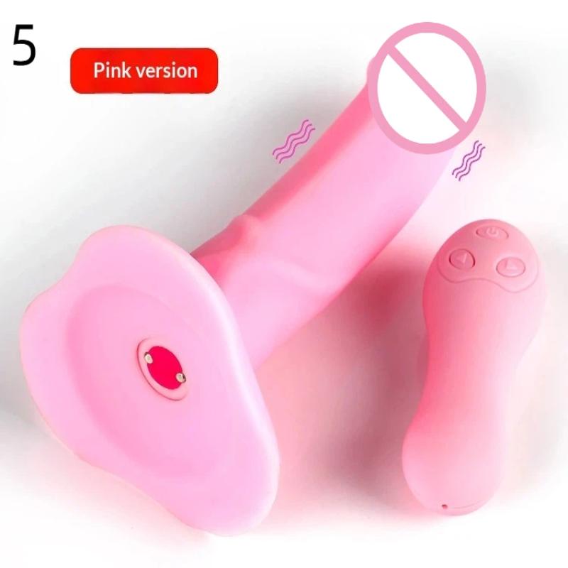 Lesbian Strap-On Harness Vibrating Panties Adult Sex Toy for Women Didlo Sex Bondage Dildo Penis Belt Vibrator