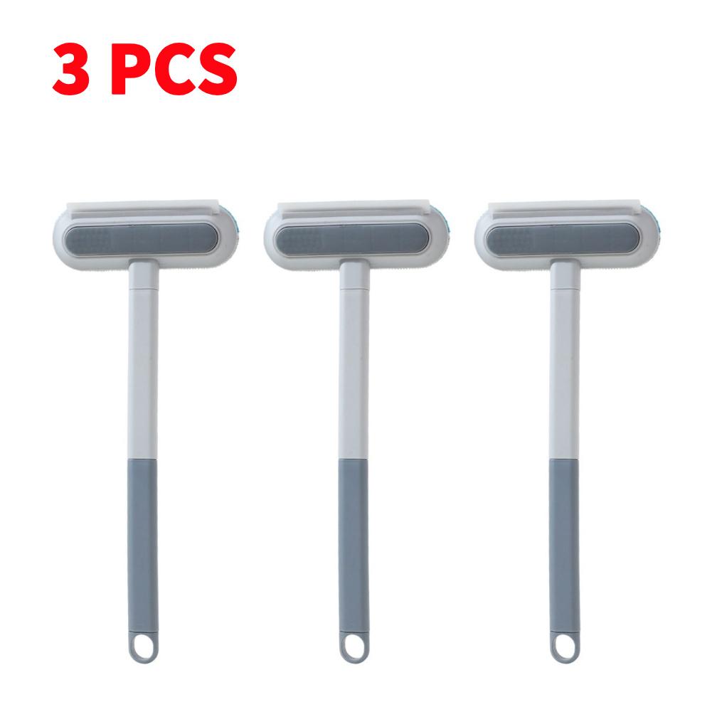 3-1PCS Pet Hair Remover Multifunctional Pet Hair Removal Brush Long Handle Cat Fur Brush Lint Brush for Window Carpet Clothing