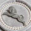 Vintage Horse Brooch Big Animal Brooch Intricate Detailing