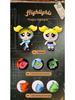 Official Powerpuff Girls Bubbles Plush Toy with Academy Outfit and Magic Robe - Cute Gift Doll Pendant