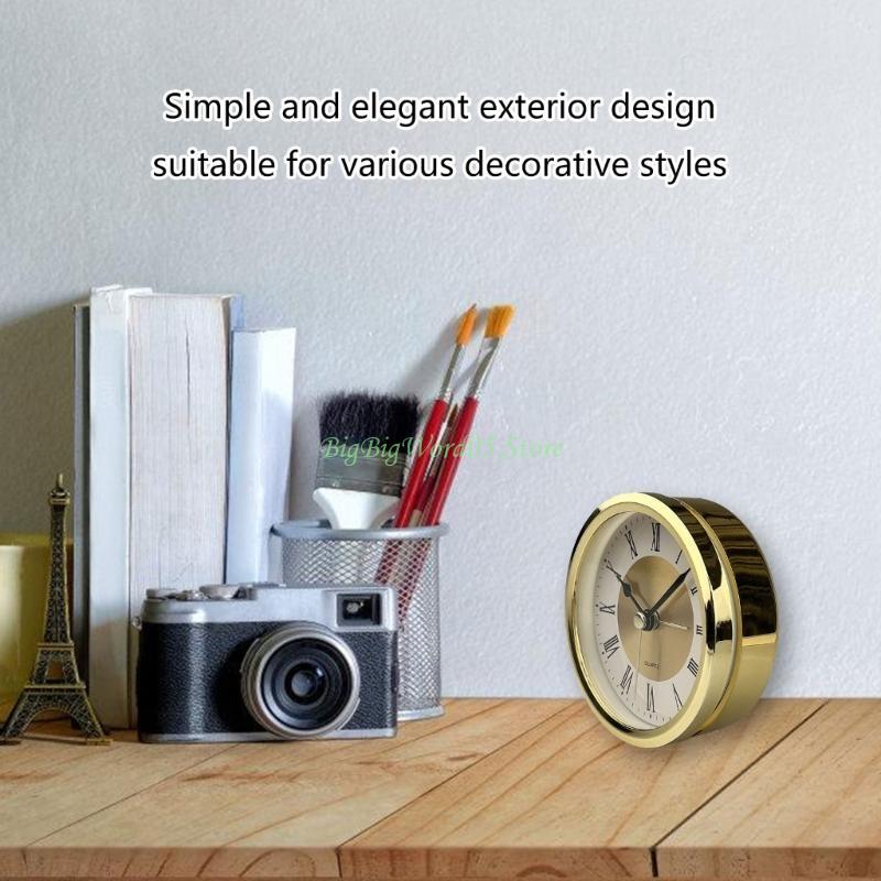 24TE Essential 89mm Clock Insert Clock Head Arabic Numeral Roman Numeral Watch Insert Add Charm to Any Space Easily Reading