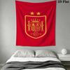 Spain national football team Wall Tapestry Aesthetic Wall Hanging Printed Fabric Blanket Decorative Tapestries for Bedroom Living Room Home Decor
