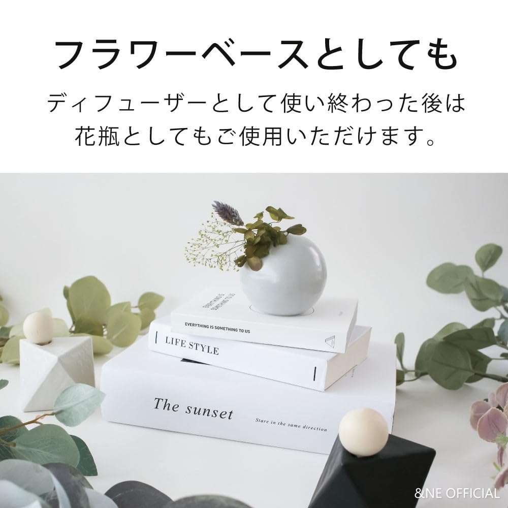 Ceramic Reed Diffuser KOTA Kaku Made In Japan Mino Ware Simple Stylish Cute Home Decor Aroma Reed Interior Vase Fragrance Gift Present Modern Monotone