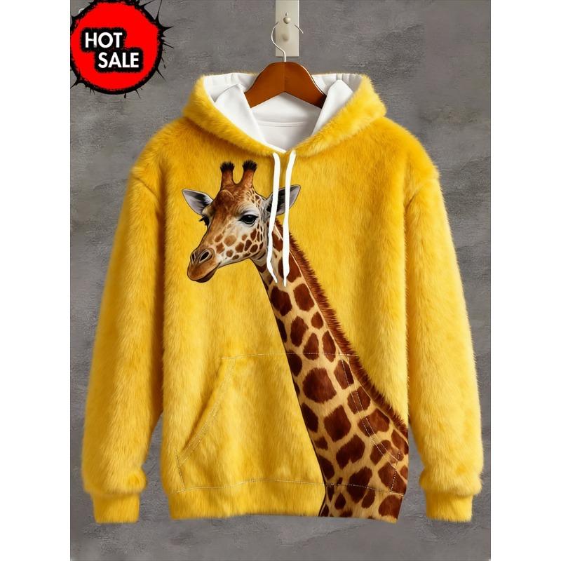 2026 Mode Tier Kapuzenpullover Für Mann Tiger Aufdruck Herbst Sweatshirt Kapuzenpullover Streetwear Lässig Sweatshirt Y2K Übergroß Unisex Kleidung