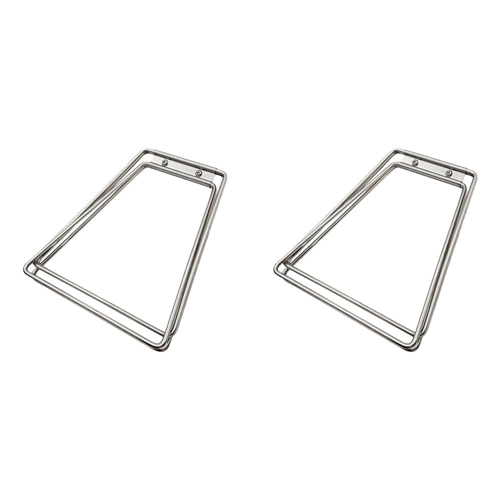 1-2PCS Organizer Box Folding Stand Stainless Steel Iron Storage Box Bracket Storage Boxes Shelves for Outdoor Picnic Fishing