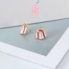 8 Styles of Stylish Women's Alloy Christmas Tree Earrings Christmas Gift Earrings.