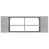 Vidaxl Wisząca Szafka Pod Tv, Szarość Betonu, 102X35X35 Cm