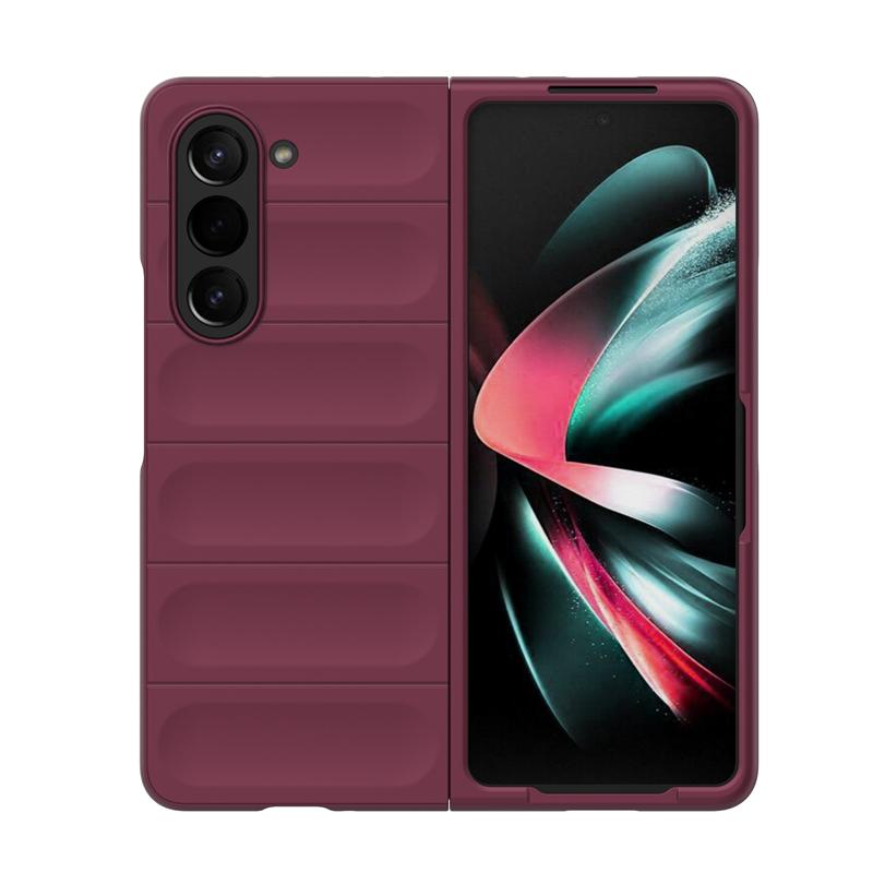 For Samsung Galaxy Z Fold 5 Case Silicone PC Capa Samsung Z Fold Flip 5 4 3 Case Protector Phone Anti-drop Case Z Fold 5 Cover