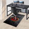 1pc Bacardi Bat Home Office, Durable Polyester Floor Mat with Easy, Office Decor, Urban Style, Nonslip Backing