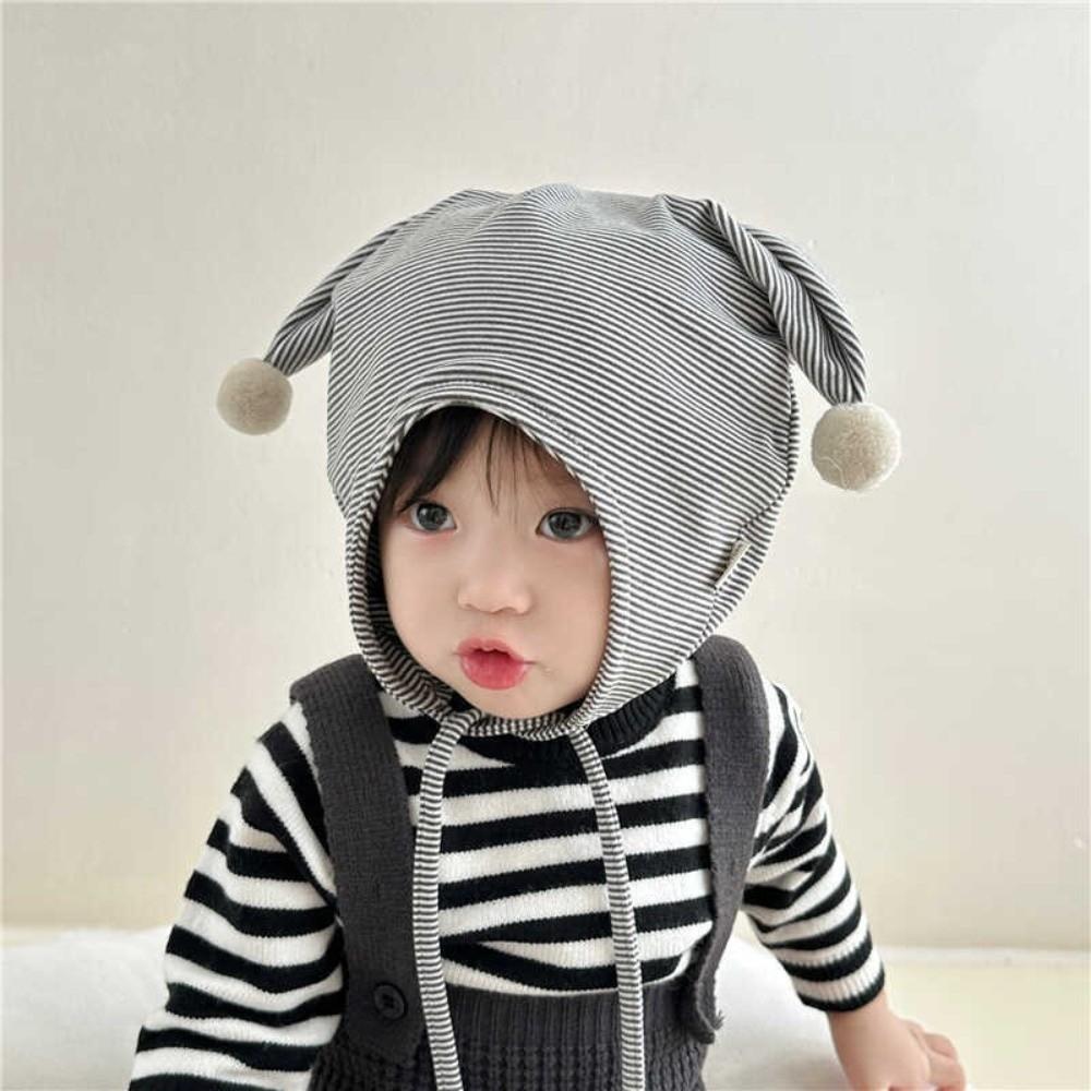 Cat Ear Newborn Beanie Hat Soft Infant Bonnet Hat Korean Baby Fetal Cap  Photography Props
