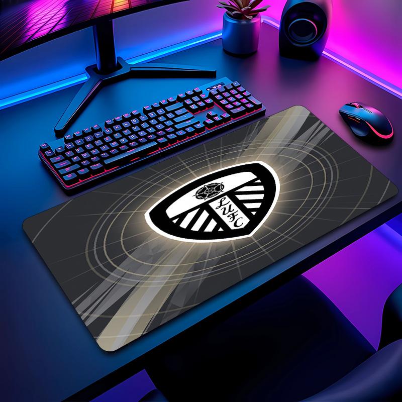 Leeds United Football Pattern Mouse Pad Non?Slip Rubber Base Gaming Mousepad For Desk Office Home