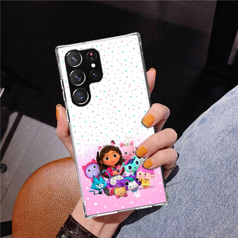 

Cartoon Gabbys Dollhouse Phnoe Case for Samsung Galaxy S26 S25 Edge S23 S24 Ultra S22 Plus S21 S20 FE Unique Cover Soft Coque Ga Samsung S20 Plus