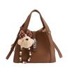 Feel casual portable bucket bag women's 2026 winter new fashion versatile shoulder messenger bag