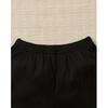 Girls' Summer Cool Set: Solid-Color Lace Tank Top + Shorts Casual Two-Piece Set