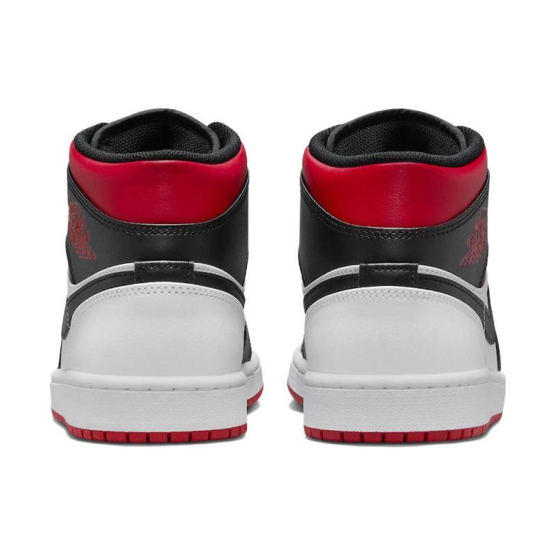 Jordan 1 Közép Piros Edzőcipő Fekete Lábujj Jordan DQ8426-106