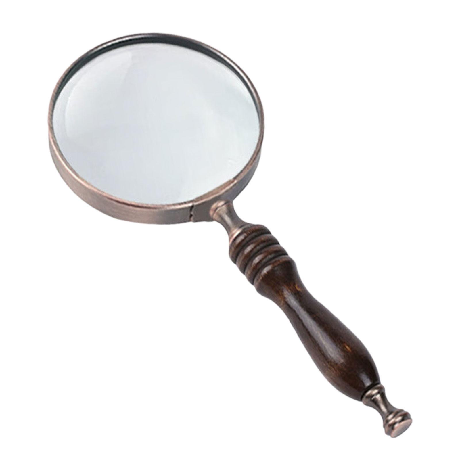 

100MM Wide Field Magnifying Glass 10X Power ABS Construction Comfortable Grip For Detailed Observation In Low Lighting 1