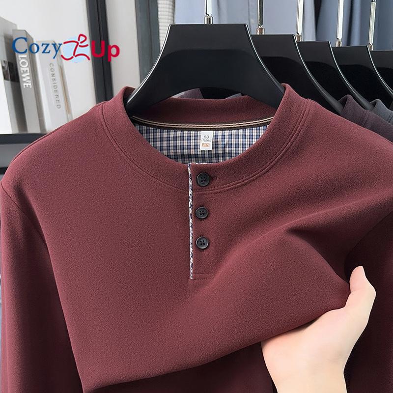 Men's Fall/winter German Velvet Sweatshirt Color Block Design Anti-static Anti-pilling