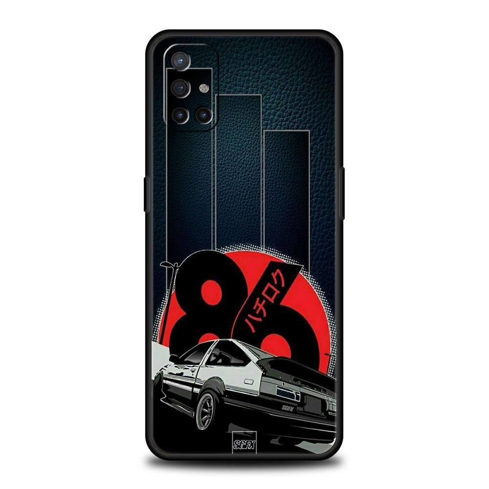 Initial D AE86 Phone Case for Oneplus 11 10T Nord N100 N10 10 7 8 9 9R 7T 8T N200 CE 2 9RT Pro 5G Silicone Cover Shell Capas Bag