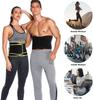 Men Sauna Waist Trainer Sweat Trimmer Belt Weight Loss Workout Fitness Compression Eraser Body Shaper
