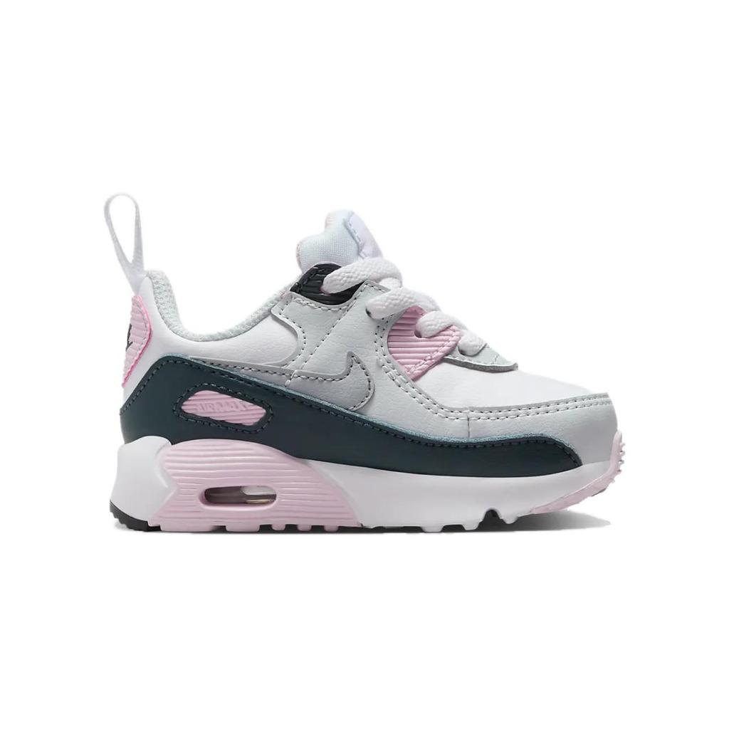 Nike Air Max 90 EasyOn TD Růžová pěna Námořnická modř Dětské tenisky Bílá Vlčí šedá HF6359-104