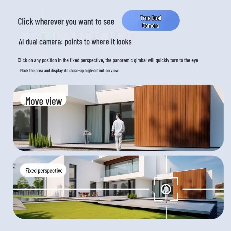EZVIZ H9c Outdoor Dual-Lens 5MP PTZ Security Camera (CN version)
