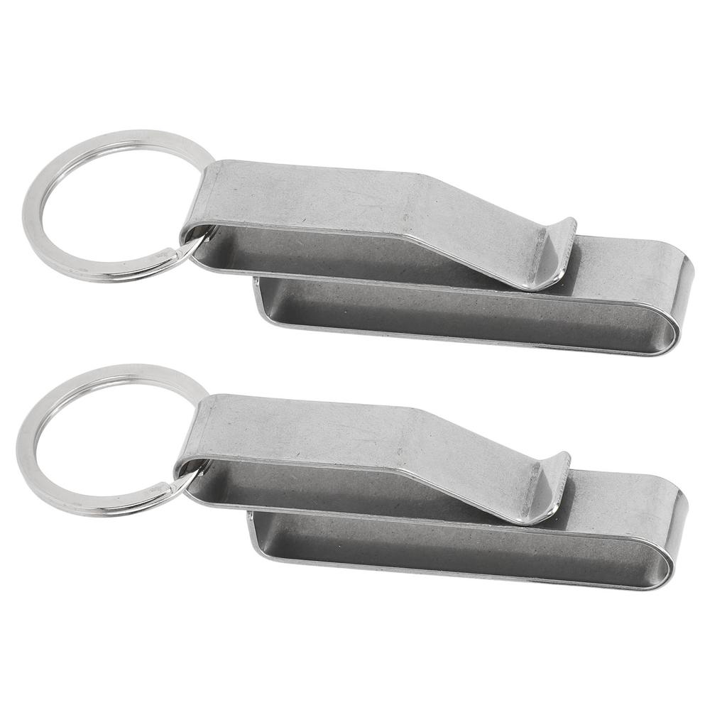 Belt Key Holder Stainless Steel Compact Quick Release Belt Key Clip with Key   for   Law Enforcement