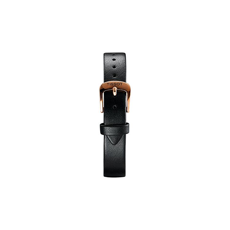 TISSOT Wave Collection Wave Collection Quartz Movement 30m Water Resistance Women's Watch 30mm Black Dial T112.210.36.051.00