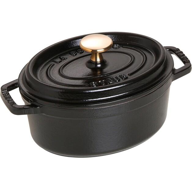 

Кокотница Zwilling Staub овальная 22,4×17 см чёрная 1 л (40509-482-0)