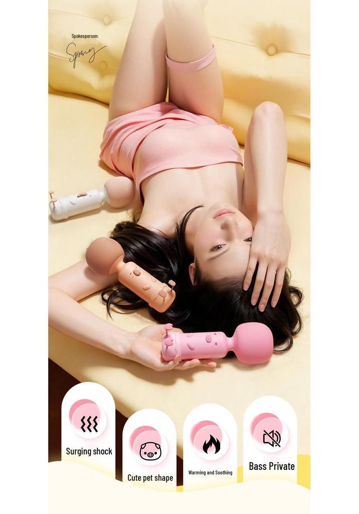 Active Point Cute Pet AV Vibrator - Female Masturbator Toy for Private Pleasure